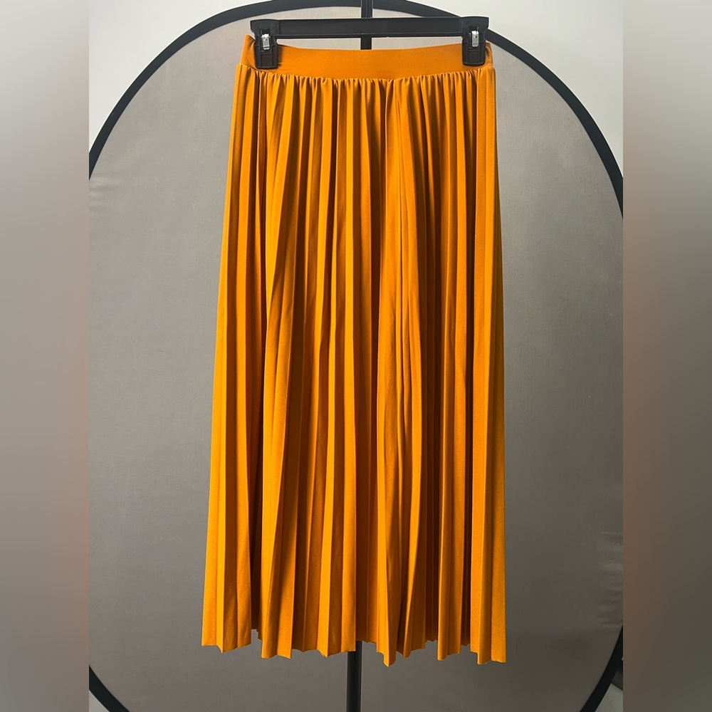 Harper Vibrant Orange A-Line Skirt